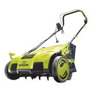 Sun Joe 15-Inch 13-Amp Electric Scarifier + Lawn Dethatcher w/13.2-Gallon Collection Bag AJ805E